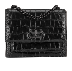 Sharp Shoulder, Leather, Black, MII, 3*